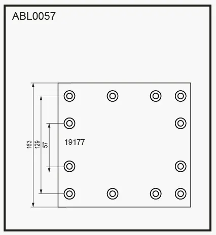 Тормозные накладки, башмаки ALLIED NIPPON ABL0057 9 N5GS 1441280706