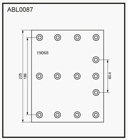 Тормозные накладки, башмаки ALLIED NIPPON W 6ZB1LU ABL0087 1441280730