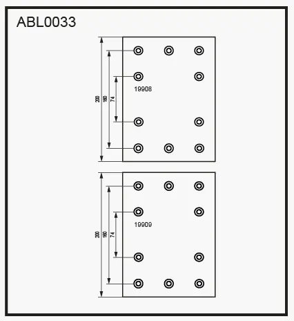 Тормозные накладки, башмаки ALLIED NIPPON 1441280736 ABL0033 6HI83 Y