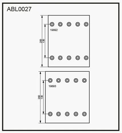 Тормозные накладки, башмаки ALLIED NIPPON ABL0027 1441280743 3 WKRB