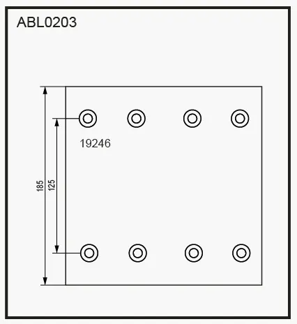 Тормозные накладки, башмаки ALLIED NIPPON ABL0203 6Z7 PY 1441280766