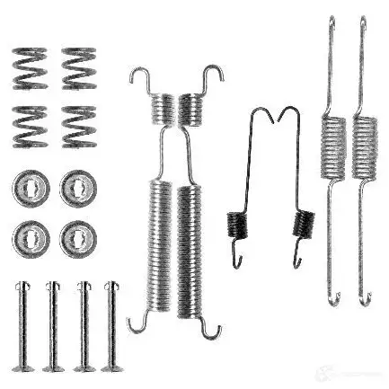 Ремкомплект тормозных накладок HELLA EPO73 8dz355200691 33572 X012 5 изображение 0