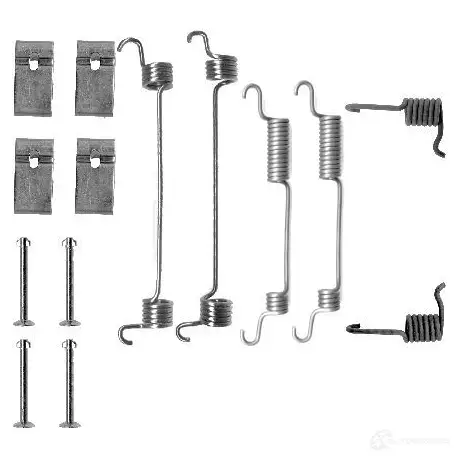 Ремкомплект тормозных накладок HELLA X008 0 AVB1B0L 33535 8dz355200321 изображение 0