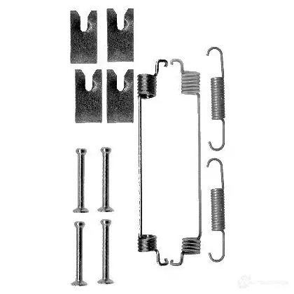 Ремкомплект колодок HELLA X01 41 LOKCOF 8DZ 355 200-841 33587