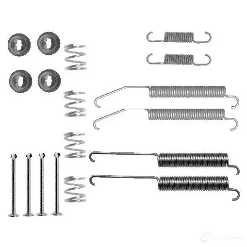 Ремкомплект тормозных накладок HELLA 68XZRG1 33582 X0 135 8dz355200791 изображение 0