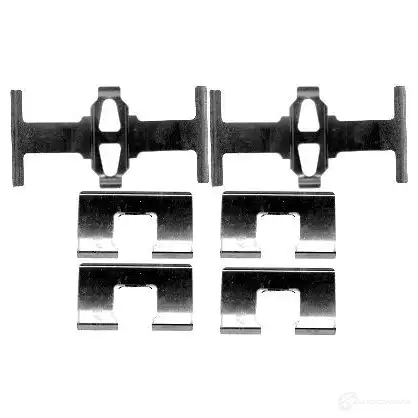 Ремкомплект колодок HELLA P8B2L K 0088 33760 8dz355202571 изображение 0