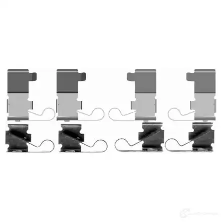 Ремкомплект колодок HELLA 0YPWU5Z K 0303 8DZ 355 204-141 33917