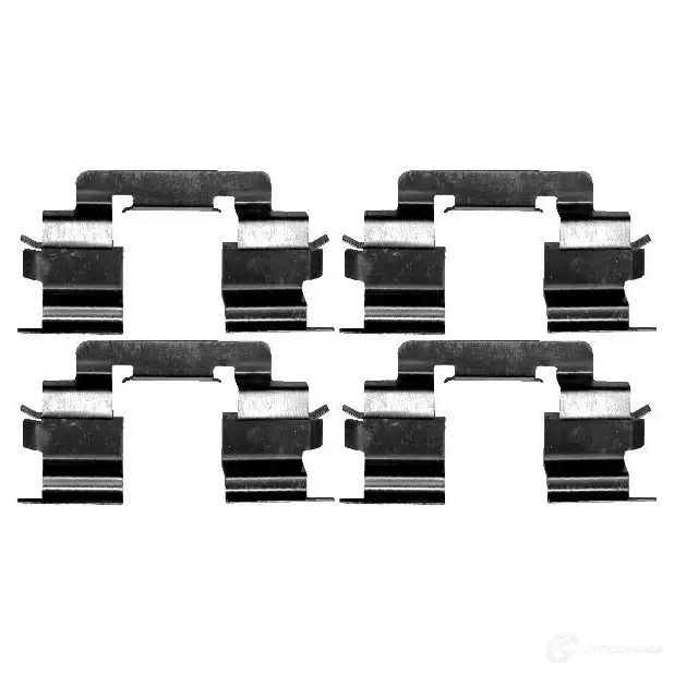 Ремкомплект колодок HELLA 47AQA 8dz355202641 33767 K00 99