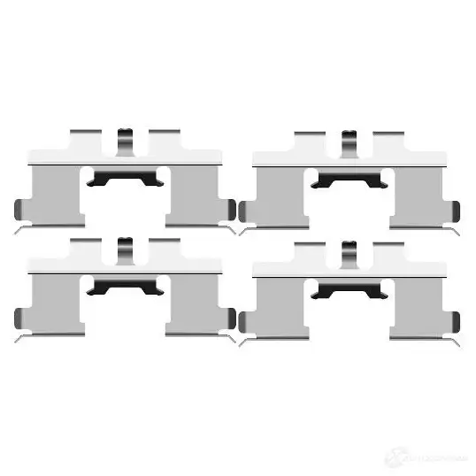 Ремкомплект колодок HELLA K 0168 8DZ 355 203-211 TW9TR6 33824
