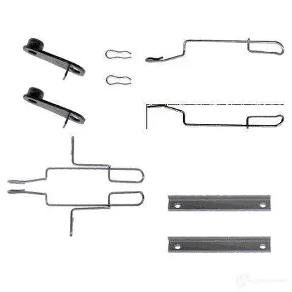 Ремкомплект колодок HELLA KZYKW 33756 K00 81 8dz355202531