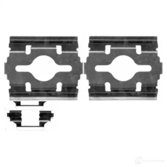 Ремкомплект колодок HELLA 8DZ 355 203-581 8ZRILM1 33861 K0 234