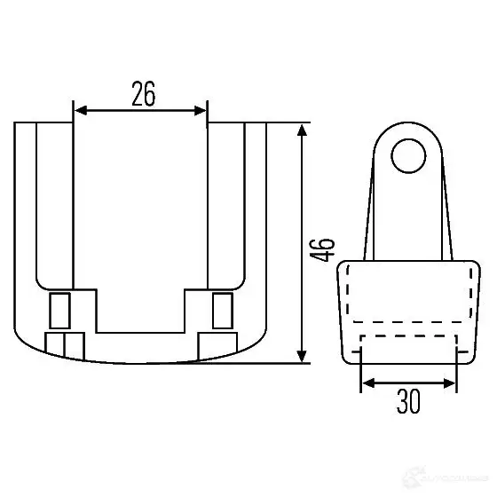 Основа рабочего освещения HELLA 9002920085786 43162 8hg990263001 Y4M 1F изображение 0