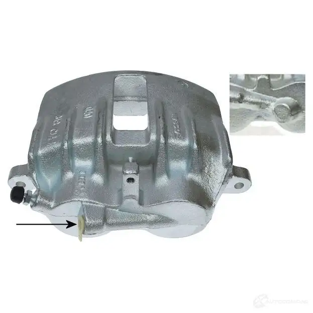 Тормозной суппорт HELLA AC 8600 H0HW4 23279 8AC 355 386-001