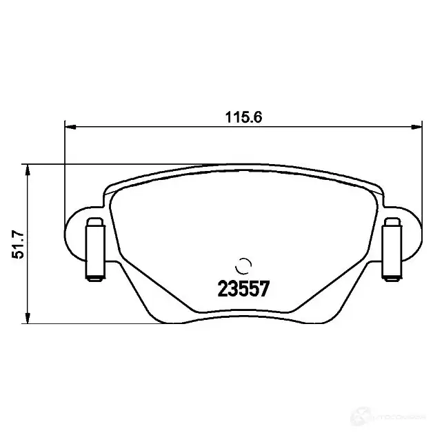 Тормозной диск HELLA 521 32 3NFXG 30909 8dd355103421 - Изображение 1