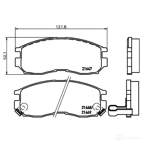 Тормозной диск HELLA 8dd355108471 CF98TMJ 50 373 31414 изображение 0