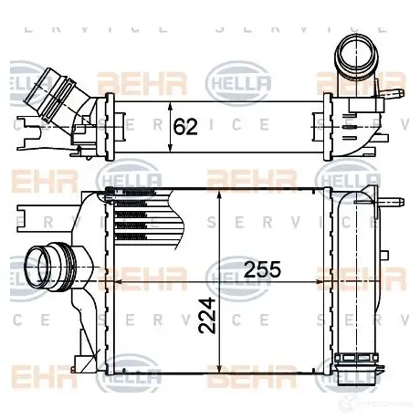 Тормозной диск HELLA FC7XNQ 8dd355102611 30828 5361 9 изображение 1