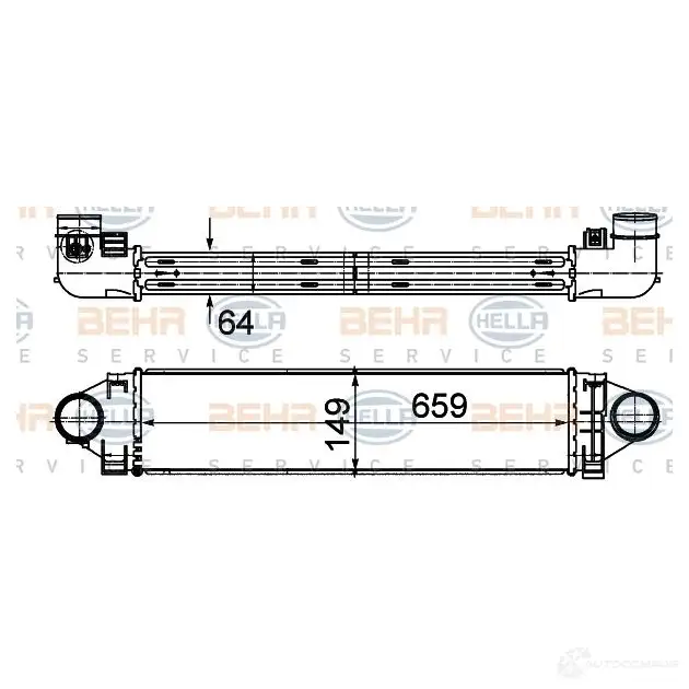 Тормозной диск HELLA FC7XNQ 8dd355102611 30828 5361 9 изображение 3