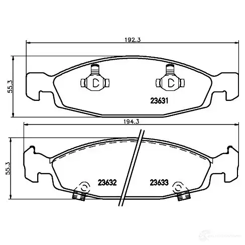 Тормозной диск HELLA 8dd355106031 WUZX0 52 434 31170