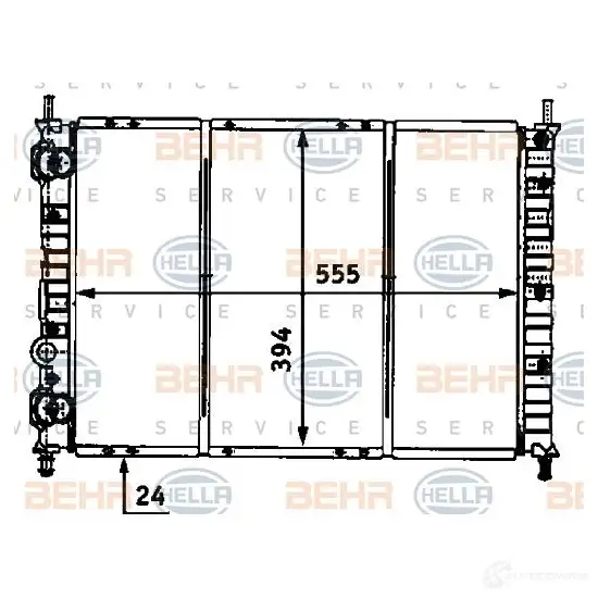 Тормозной шланг HELLA 8ah355465181 UIRWUJ AH 6518 25314