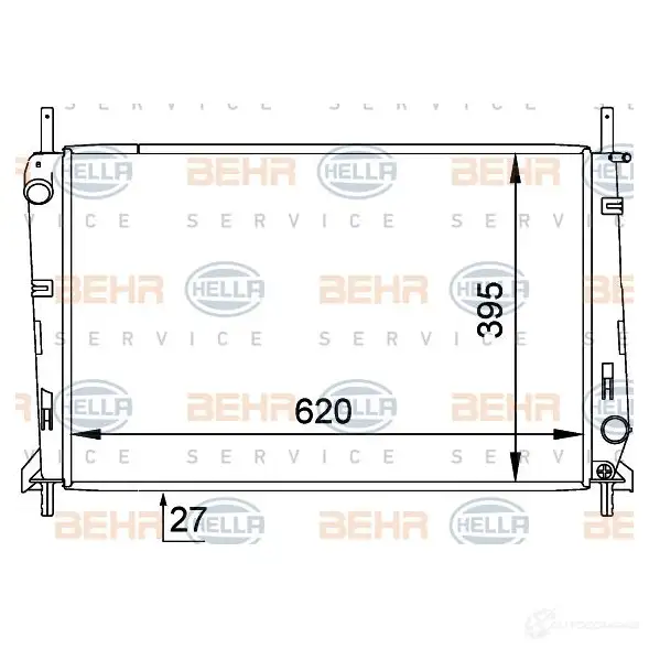 Главный тормозной цилиндр HELLA AM00 22 ZEYC5 8am355500221 25945