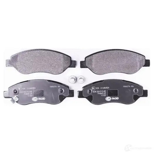Тормозные колодки, комплект HELLA 24551 8db355013401 29318 24 550 - Изображение 1