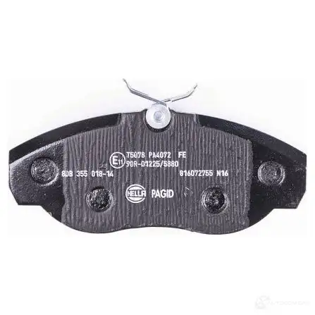 Тормозные колодки дисковые, комплект HELLA 21 797 8DB 355 018-141 21798 29786 изображение 2