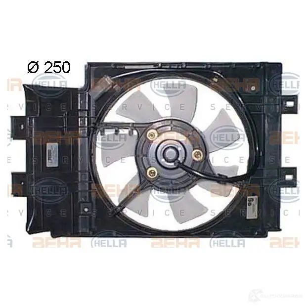 Тормозные колодки, комплект HELLA 8db355006751 24518 24 086 28706 - Изображение 1