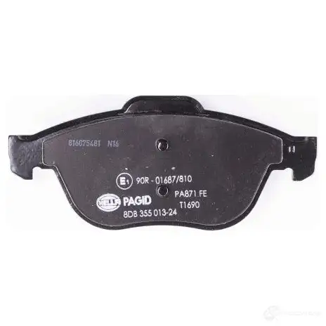 Тормозные колодки дисковые, комплект HELLA 29303 23 245 24536 8DB 355 013-241 изображение 1