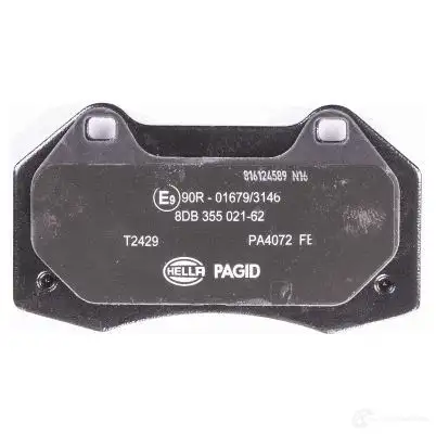 Тормозные колодки дисковые, комплект HELLA 24687 30106 8DB 355 021-621 2 4162 изображение 2