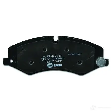 Тормозные колодки дисковые, комплект HELLA 25022 29531 8DB 355 015-551 2502 1 изображение 2