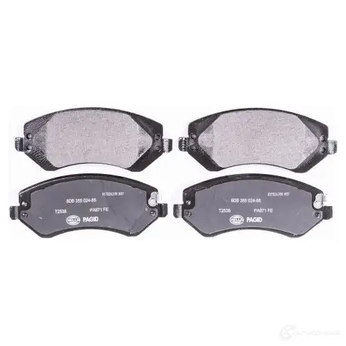 Тормозные колодки, комплект HELLA 30225 8db355024881 22382 223 81 изображение 1