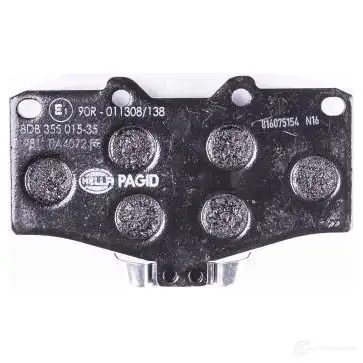 Тормозные колодки, комплект HELLA 21680 29511 2 1679 8db355015351 изображение 2
