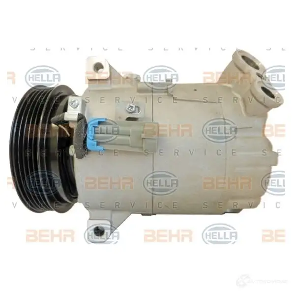 Тормозные колодки дисковые, комплект HELLA 28759 8DB 355 007-291 7036D102 208 63 - Изображение 1