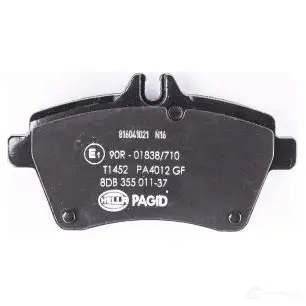 Тормозные колодки дисковые, комплект HELLA 2407 7 T1452 29127 8DB 355 011-371 изображение 2