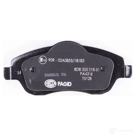 Тормозные колодки дисковые, комплект HELLA 232 25 23226 29821 8DB 355 018-511 изображение 2