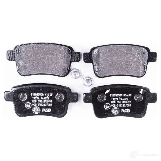 Тормозные колодки, комплект HELLA 24 692 T1774 8db355013971 29375 изображение 1