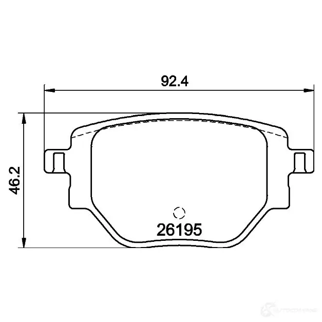 Тормозные колодки, комплект HELLA 1437477811 YJE M0 8db355040321