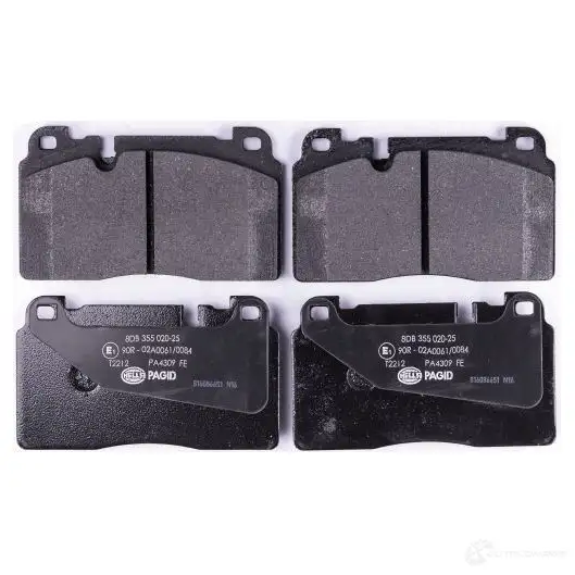 Тормозные колодки, комплект HELLA 25 643 29988 8db355020251 T2212 изображение 1