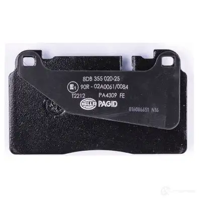 Тормозные колодки, комплект HELLA 25 643 29988 8db355020251 T2212 изображение 2