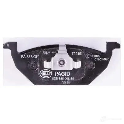 Тормозные колодки дисковые, комплект HELLA 8DB 355 008-551 23131 231 30 28871 изображение 2