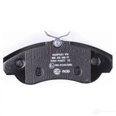 Тормозные колодки дисковые, комплект HELLA 8DB 355 018-791 217 99 29847 23603 изображение 2