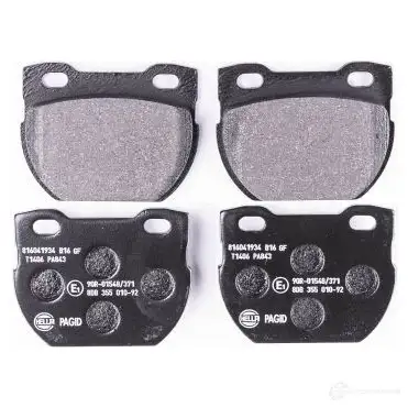 Тормозные колодки, комплект HELLA 8db355010921 T1406 29086 23 471 изображение 1