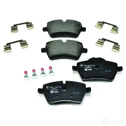 Тормозные колодки дисковые, комплект HELLA 239 84 8DB 355 016-041 23985 29580 изображение 1
