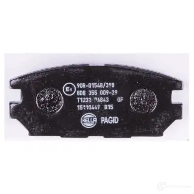 Тормозные колодки дисковые, комплект HELLA 8DB 355 009-291 28931 2337 3 23374 изображение 2