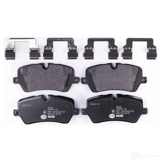 Тормозные колодки, комплект HELLA 2572 0 8919D1692 29996 8db355020361 - Изображение 1