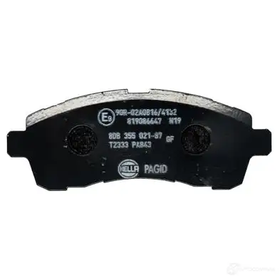 Тормозные колодки дисковые, комплект HELLA 2593 9 8DB 355 021-871 25940 1193334567 изображение 1
