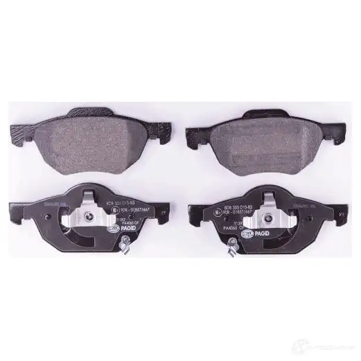Тормозные колодки дисковые, комплект HELLA 8DB 355 010-831 2 3720 24213 29077 изображение 1