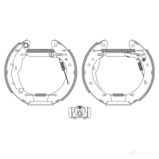 Тормозные колодки HELLA R06 85 28465 HONGD6G 8DB 355 004-321 - Изображение 1