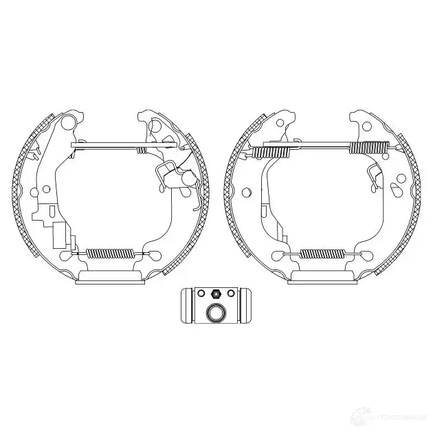 Тормозные колодки HELLA LWWWM R1 105 28508 8DB 355 004-751