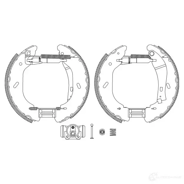 Тормозные колодки HELLA 28540 8DB 355 005-071 R129 7 UJIQB68 - Изображение 1